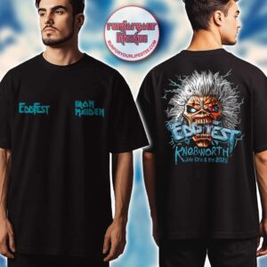 Iron Maiden EddFest 2026 Knebworth Merch On July 10 And 11 2026 Eddie Head T-Shirt