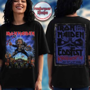 Iron Maiden Eddfest 2026 Knebworth Giant Eddie Two-Sided T-Shirt