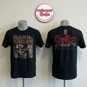 Iron Maiden Eddfest Knebworth 2026 Killer Eddie 50th Anniversary T-Shirt