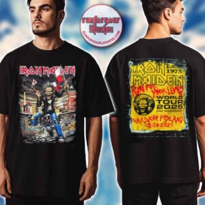 Iron Maiden Run For Your Lives 2025 Warsaw T-Shirt — PGE Narodowy, August 2, Poland