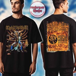 Iron Maiden Run For Your Lives 2025 Vienna Austria T-Shirt