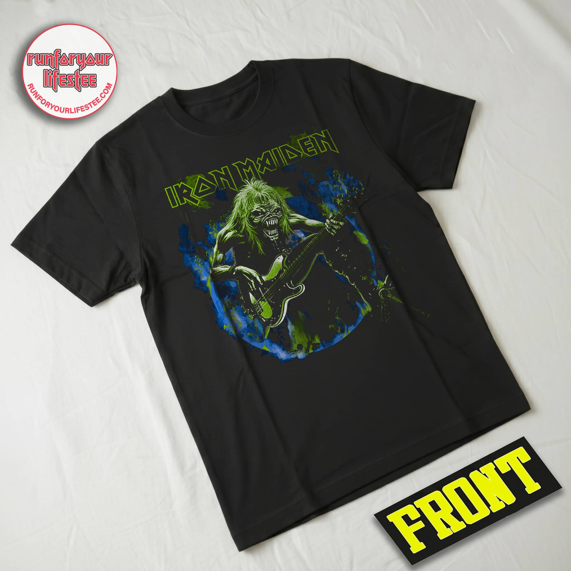 Iron Maiden X Metal Hammer Issue 415 Eddie Bass T-Shirt
