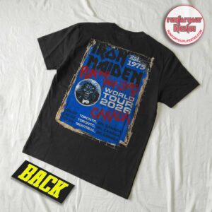 Iron Maiden Canada 2026 Tour Exclusive Event Tee For Toronto And Montréal – Hockey Eddie T-Shirt