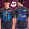 Iron Maiden Canada 2026 Tour Toronto And Montréal Hockey Eddie Washed T-Shirt