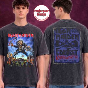 Iron Maiden Eddfest 2026 Knebworth On July 10 And 11 2026 Giant Eddie Washed T-Shirt