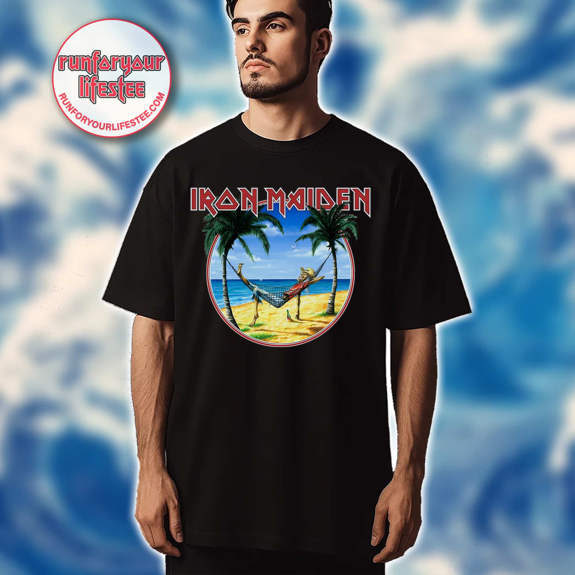 Iron Maiden Eddie Off 2009 Florida Event T-Shirt