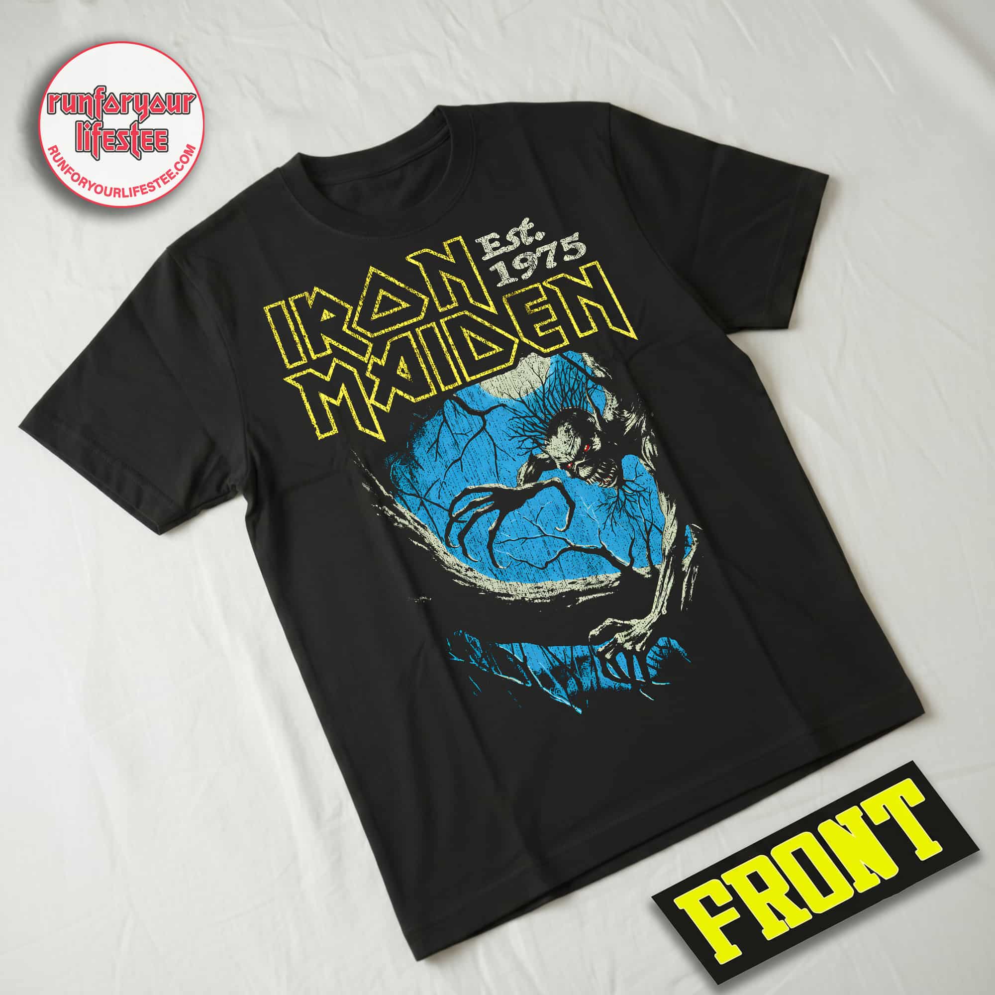 Iron Maiden Fear Of The Dark Tour 1992 50th Anniversary T-Shirt