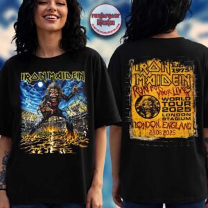 Iron Maiden London England 2025 Exclusive Event Tee - June 28 2025, London Stadium