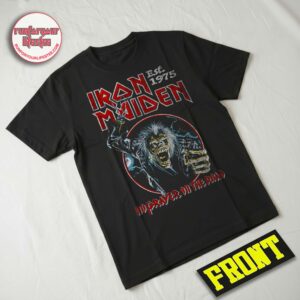 Iron Maiden No Prayer on the Road 1990 Tour T-Shirt