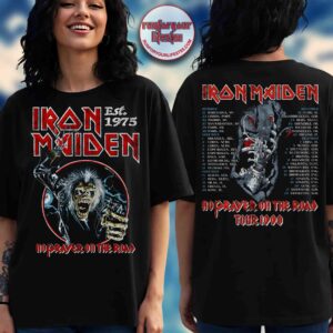 Iron Maiden No Prayer on the Road 1990 Tour T-Shirt