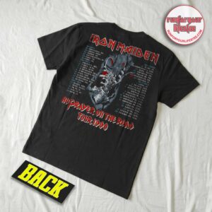 Iron Maiden No Prayer on the Road 1990 Tour T-Shirt