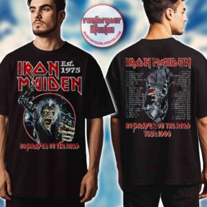 Iron Maiden No Prayer on the Road 1990 Tour T-Shirt