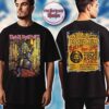 Iron Maiden Run For Your Lives 2025 Paris France Two Side T-Shirt