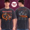 Iron Maiden Run For Your Lives USA Tour 2026 Exclusive Tee Eddie Holding The Flag Washed T-Shirt