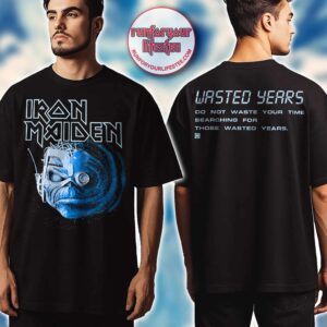 Iron Maiden Wasted Years Eddie Ringer T-Shirt