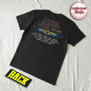 Iron Maiden World Slavery Tour 84-85 Doube Sided T-Shirt