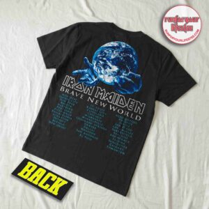 Iron Maiden Brave New World Tour Graphic T-Shirt