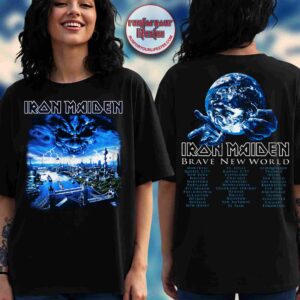 Iron Maiden Brave New World Tour Graphic T-Shirt