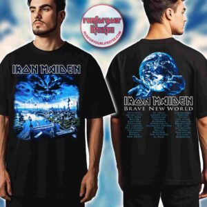 Iron Maiden Brave New World Tour Graphic T-Shirt
