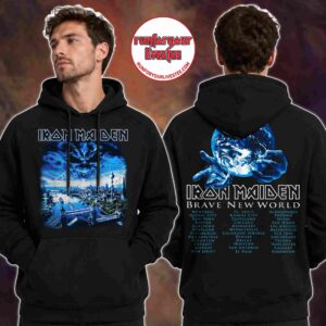 Iron Maiden Brave New World World Tour Pullover Hoodie