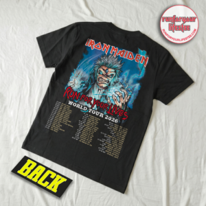 Iron Maiden Eddie Lightning Sphere T-Shirt