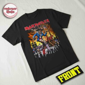 Iron Maiden France 2026 Paris And Lyon Eddie Sans-culottes French Revolution T-Shirt