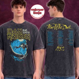 Iron Maiden IM50 Fear of The Dark Tour Washed Tee