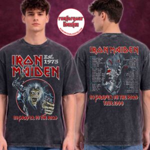 Iron Maiden IM50 No Prayer for the Road 1990 Tour Washed T-Shirt
