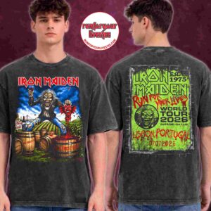 Iron Maiden Lisbon Portugal 2026 Eddie The Winemaker T-Shirt