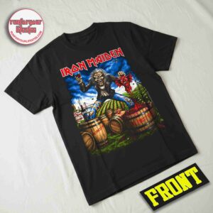 Iron Maiden Lisbon Portugal On 7 July 2026 Eddie The Winemaker T-Shirt