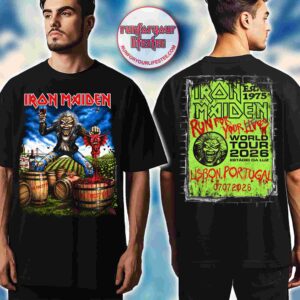 Iron Maiden Lisbon Portugal On 7 July 2026 Eddie The Winemaker T-Shirt