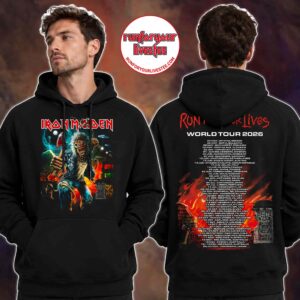Iron Maiden Run For Your Lives 2026 Tour Hoodie