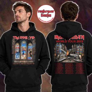 Iron Maiden Trooper VIP 2019 Tour Hoodie