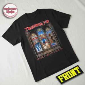 Iron Maiden Trooper VIP 2019 Tour Two Sided T-Shirt